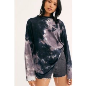 Free People *Tie-Dye* long-sleeve SMALL